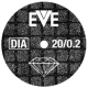 FIBERCUT disc 20 x .2mm Pack of 10 wheels Zirconia , diamond EVE-GERMANY FIBERCUT disc 20 x .2mm Pack of 10 wheels Zirconia , diamond EVE-GERMANY
