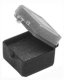 CROWN BOX,1", INCLUDING FOAM, black, box of 1000 CROWN BOX,1", INCLUDING FOAM, black, box of 1000