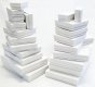 COTTON FILLED BOXES WHITE 100 ASSORTED SHAPES COTTON FILLED BOXES WHITE 100 ASSORTED SHAPES