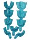 BLUE IMPRESSION TRAY, assorted set of 9 BLUE IMPRESSION TRAY, assorted set of 9
