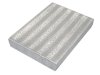 COTTON FILLED BOXES SILVER, 7"X5"X1.5" #75 COTTON FILLED BOXES SILVER, 7"X5"X1.5" #75