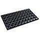 FOAM FILLED GEM JARS (50) BLACK 1 1/4" FOAM FILLED GEM JARS (50) BLACK 1 1/4"