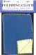 JEWELERS POLISHING CLOTH , 8"x6"" Blue/yellow. JEWELERS POLISHING CLOTH , 8"x6"" Blue/yellow.