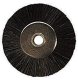 24mm black hard brush w/2.34mm hole , 12 pack 24mm black hard brush w/2.34mm hole , 12 pack