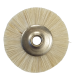 21mm (7/8") soft, white brush w/ 2.34mm(3/32") hole , 12 pack 21mm (7/8") soft, white brush w/ 2.34mm(3/32") hole , 12 pack