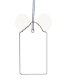 STRING TAGS WHITE Paper 10MMX24MM packs OF 1000 STRING TAGS WHITE Paper 10MMX24MM packs OF 1000