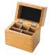 GOLD TEST BOX , wooden, 5 compartments GOLD TEST BOX , wooden, 5 compartments
