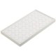 GEM JARS (50) WITH 1" STACKABLE TRAY WHITE GEM JARS (50) WITH 1" STACKABLE TRAY WHITE