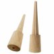 WOOD RING SANDING MANDREL with slit WOOD RING SANDING MANDREL with slit