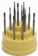 BURS SET of 12 TAPERED & STRAIGHT CYLINDERS BURS SET of 12 TAPERED & STRAIGHT CYLINDERS