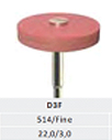 ATTRITOR - Dura Wheel - Fine PINK -Silicone Diamond Wheel - for shining -scratch removal - leaves satin finish on all porcel