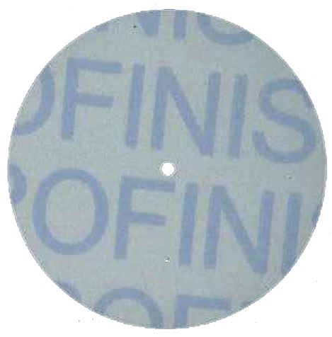 MaxiFinish PIN HOLE CENTER ALUMINUM OXIDE PLASTIC DISC 1 1/2"(38mm)COARSE grit 100 pcs