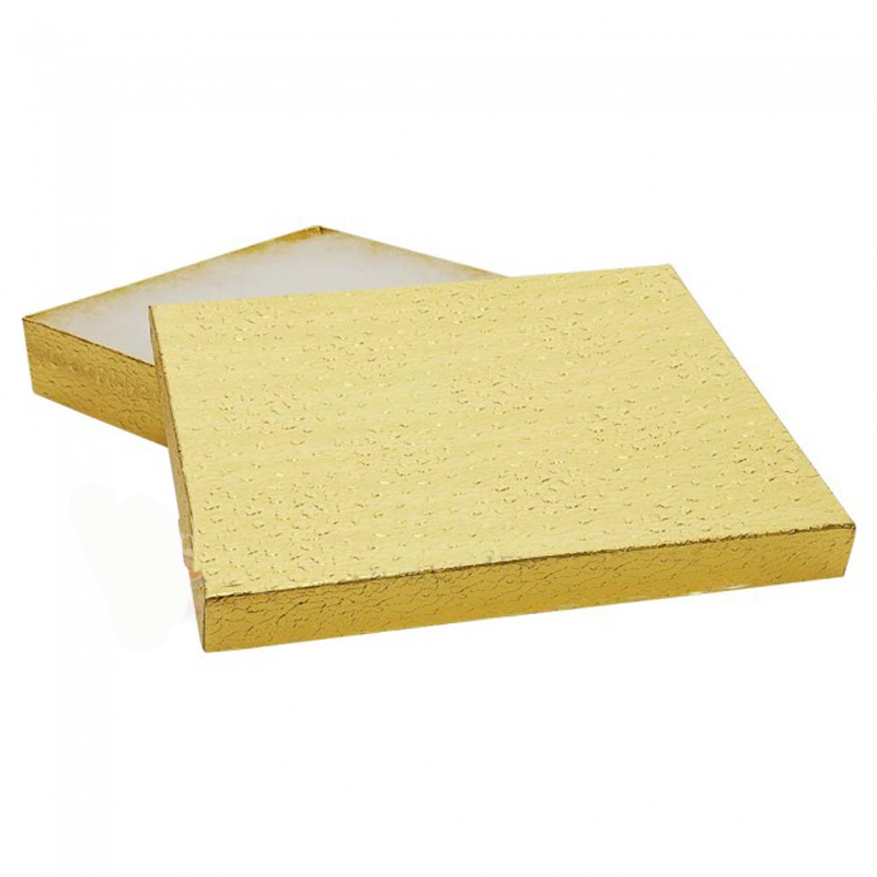 COTTON FILLED BOXES GOLD, 6"X5"X1" #65