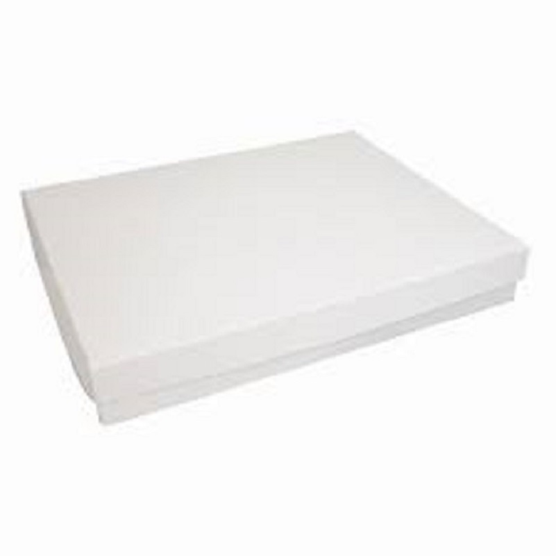 COTTON FILLED BOXES WHITE, 6"X5"X1" #65