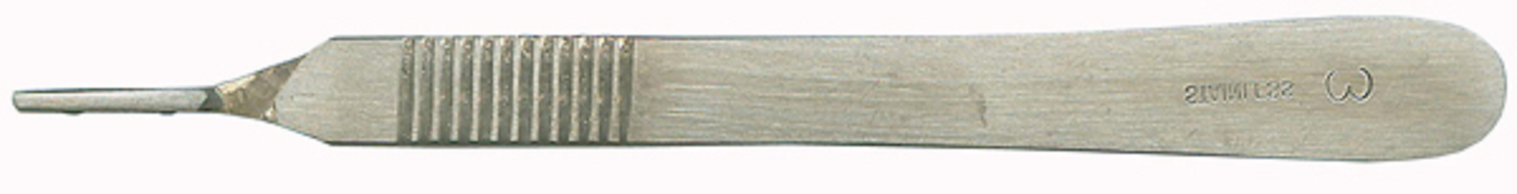 STAINLESS Scalpel Handle No 3 for blades 10 : 10a : 11 : 12 : 15 : 15a