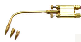 BRASS TORCH BODY WITH 3 TIPS