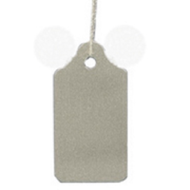 STRING TAGS SILVER 8MMX20MM packs OF 1000