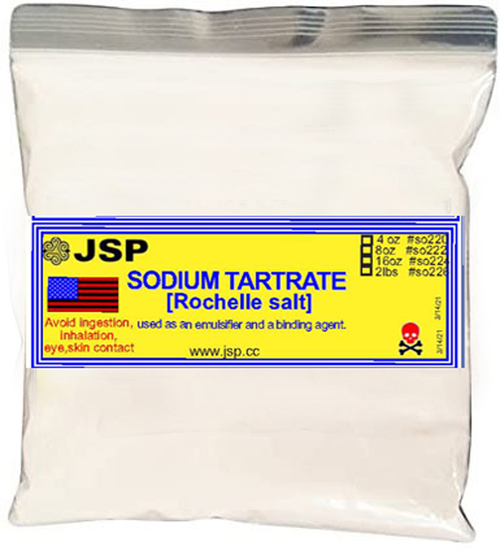 SODIUM TARTRATE ( rochelle salt) 4 ozs