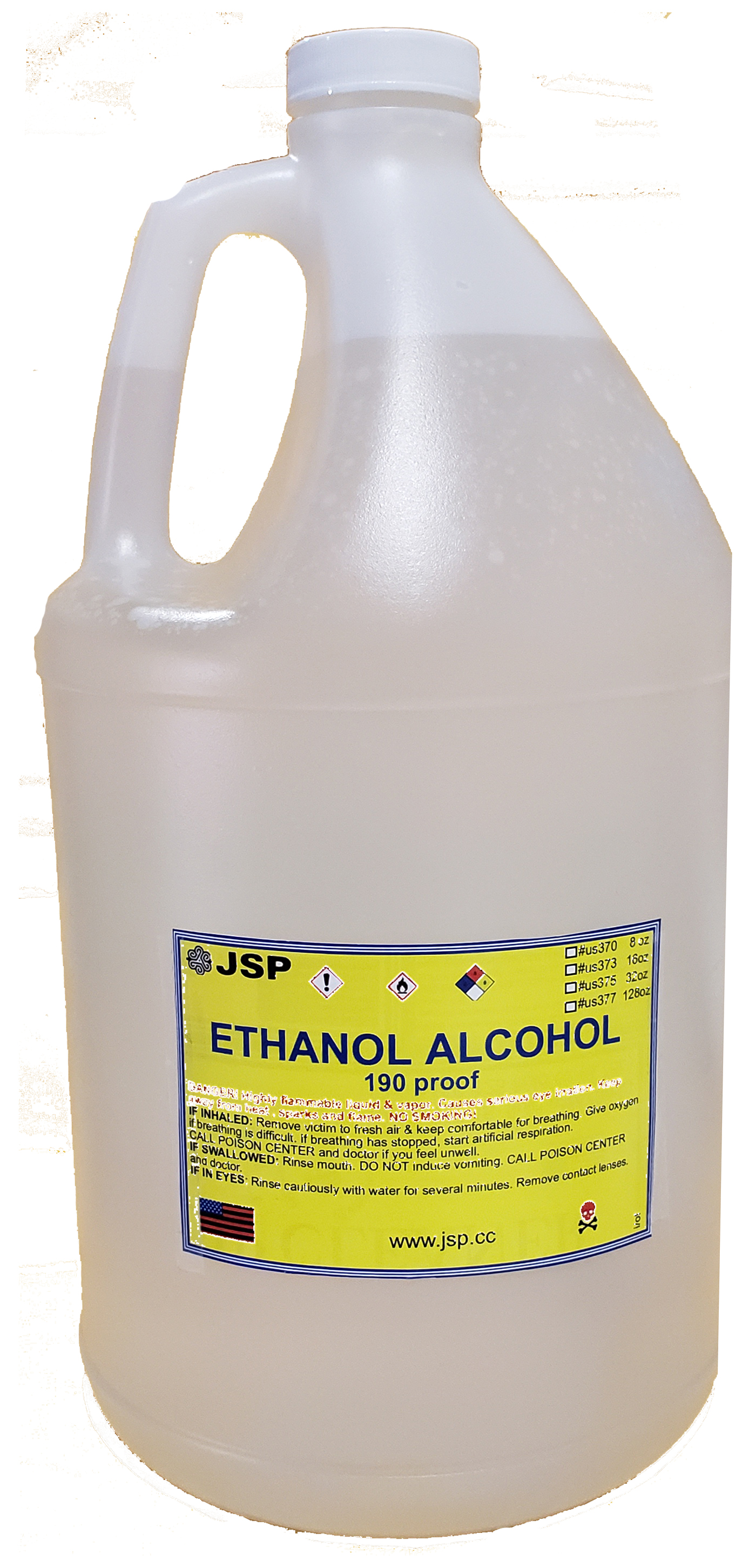 ETHANOL ALCOHOL 190% 128oz