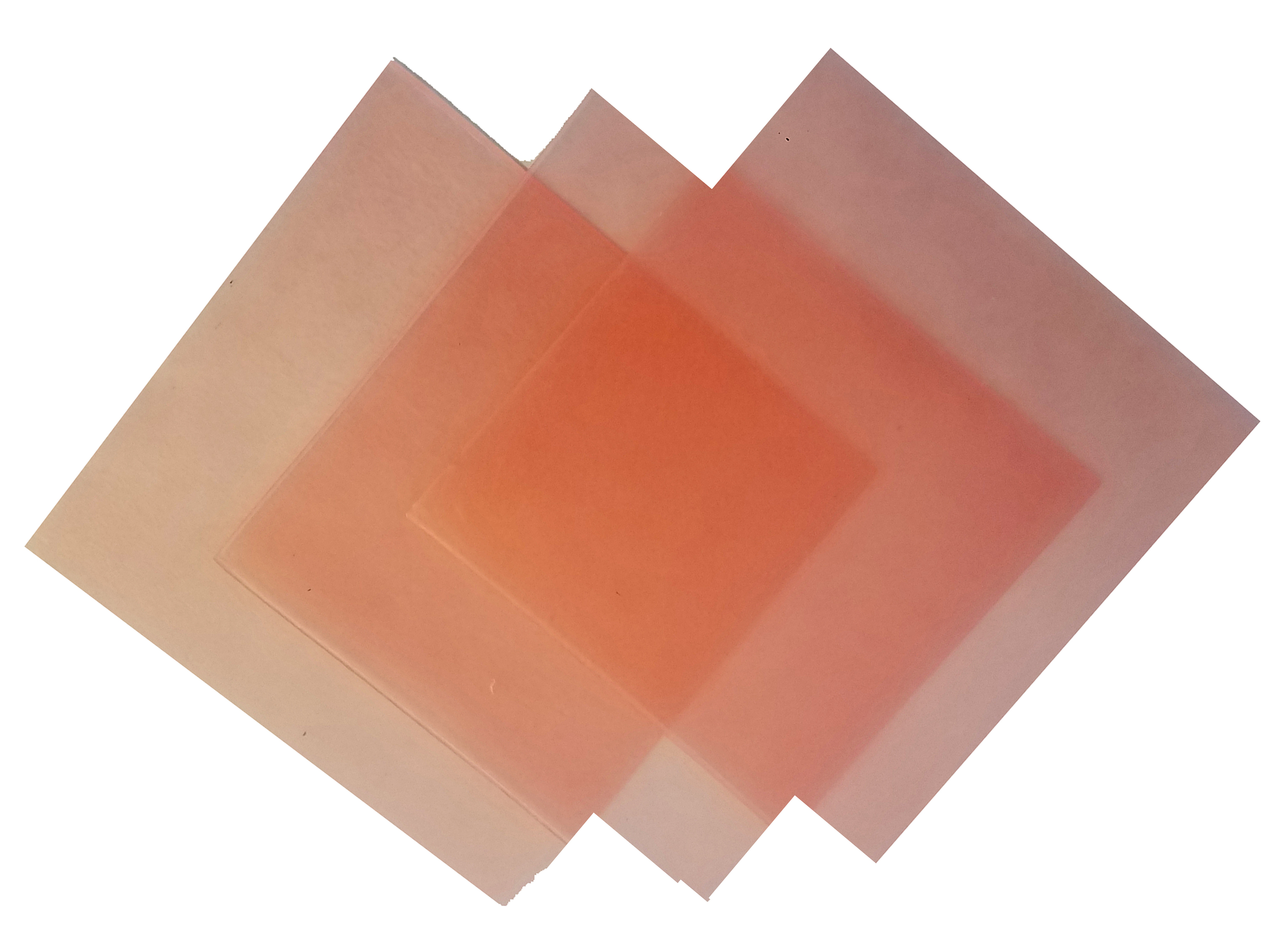 4"x4" sheet wax 20 gauge pink