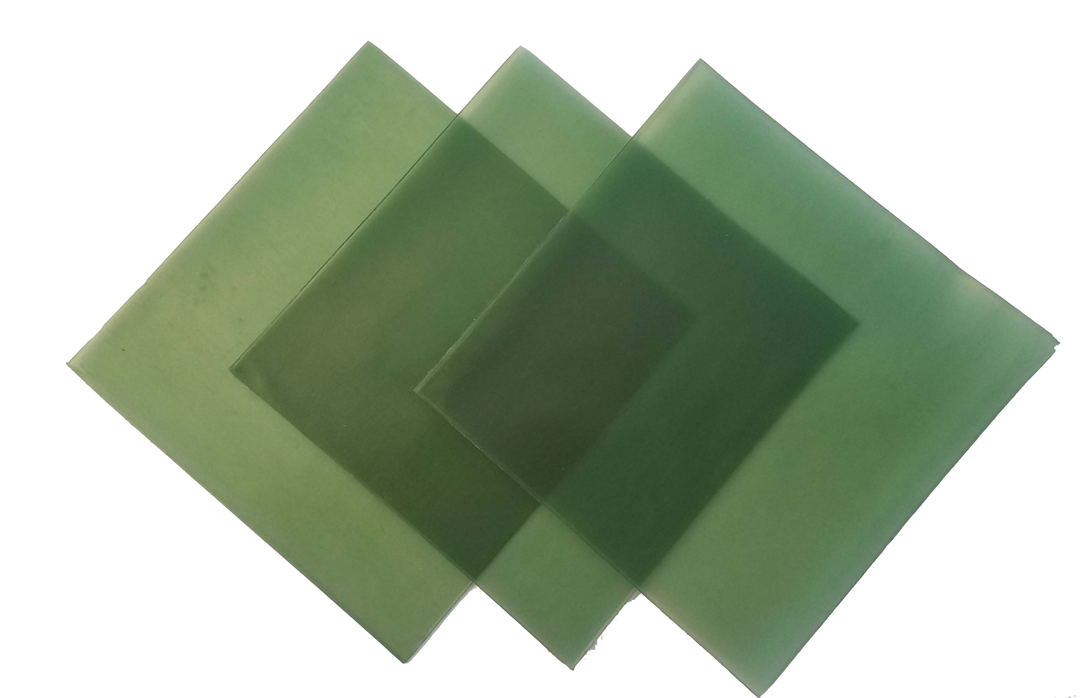 4"x4" sheet wax 28 gauge green